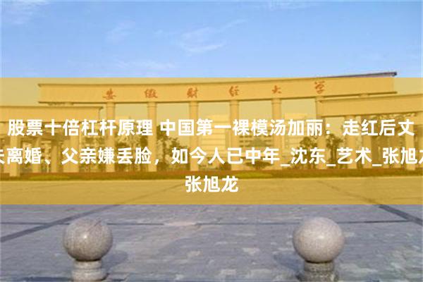 股票十倍杠杆原理 中国第一裸模汤加丽：走红后丈夫离婚、父亲嫌丢脸，如今人已中年_沈东_艺术_张旭龙