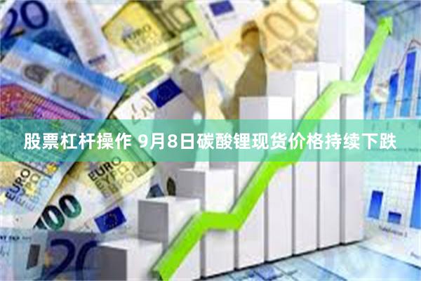 股票杠杆操作 9月8日碳酸锂现货价格持续下跌